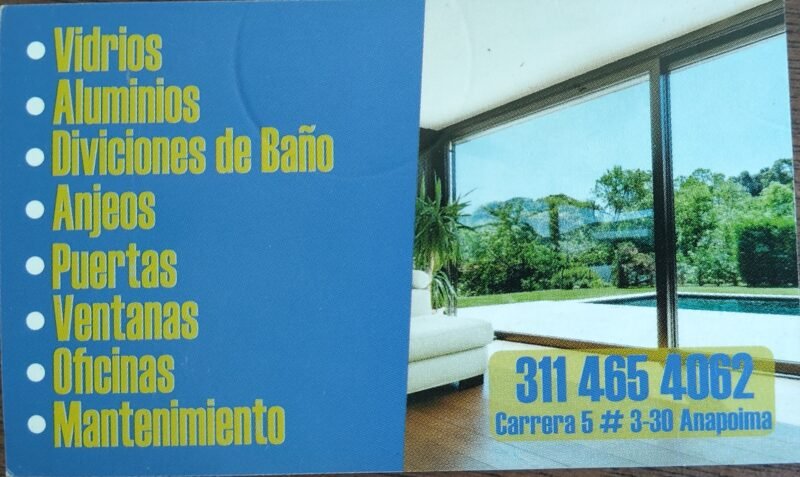 Vidrios y Aluminios SQ